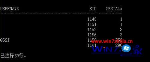 win7系统中oracle删除用户提示用户处于连接状态无法删除如何解决