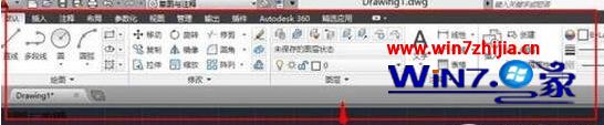 win7系统系AutoCAD2014工具栏不见了如何调出来