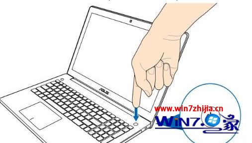 华硕笔记本win7系统开机没有检测到开机设备怎么办