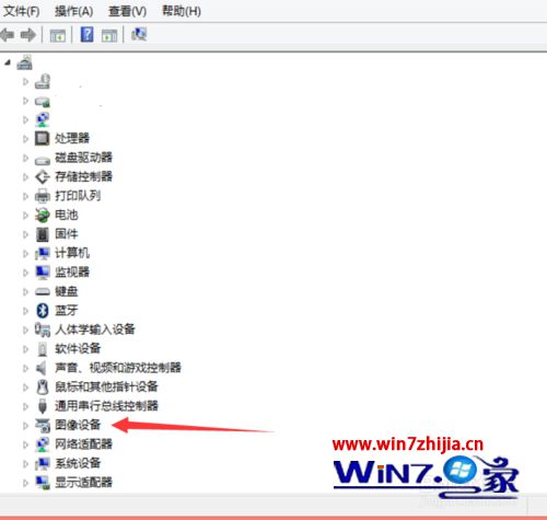 点击“图像设备”选项