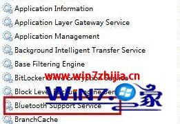 双击“Bluetooth Support Service”服务