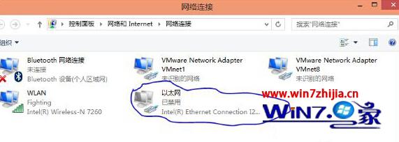 Windows8系统中以太网被禁用无法正常启动如何解决