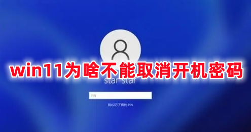 win11为啥不能取消开机密码 强制解除win11开机密码的方法分享