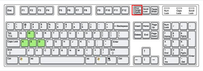 win8系统截图快捷键是ctrl加什么