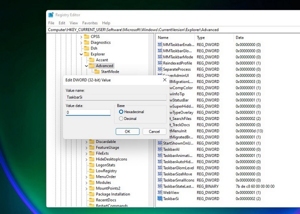win11任务栏怎么变小 win11任务栏调整教程
