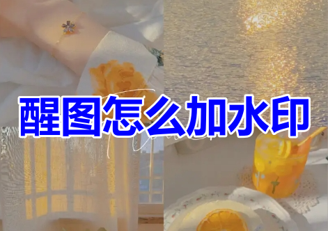 醒图怎么加水印呢？醒图添加水印教程！